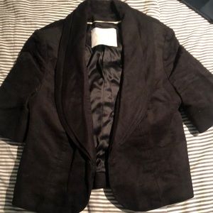 Adam Lippes suede cropped jacket